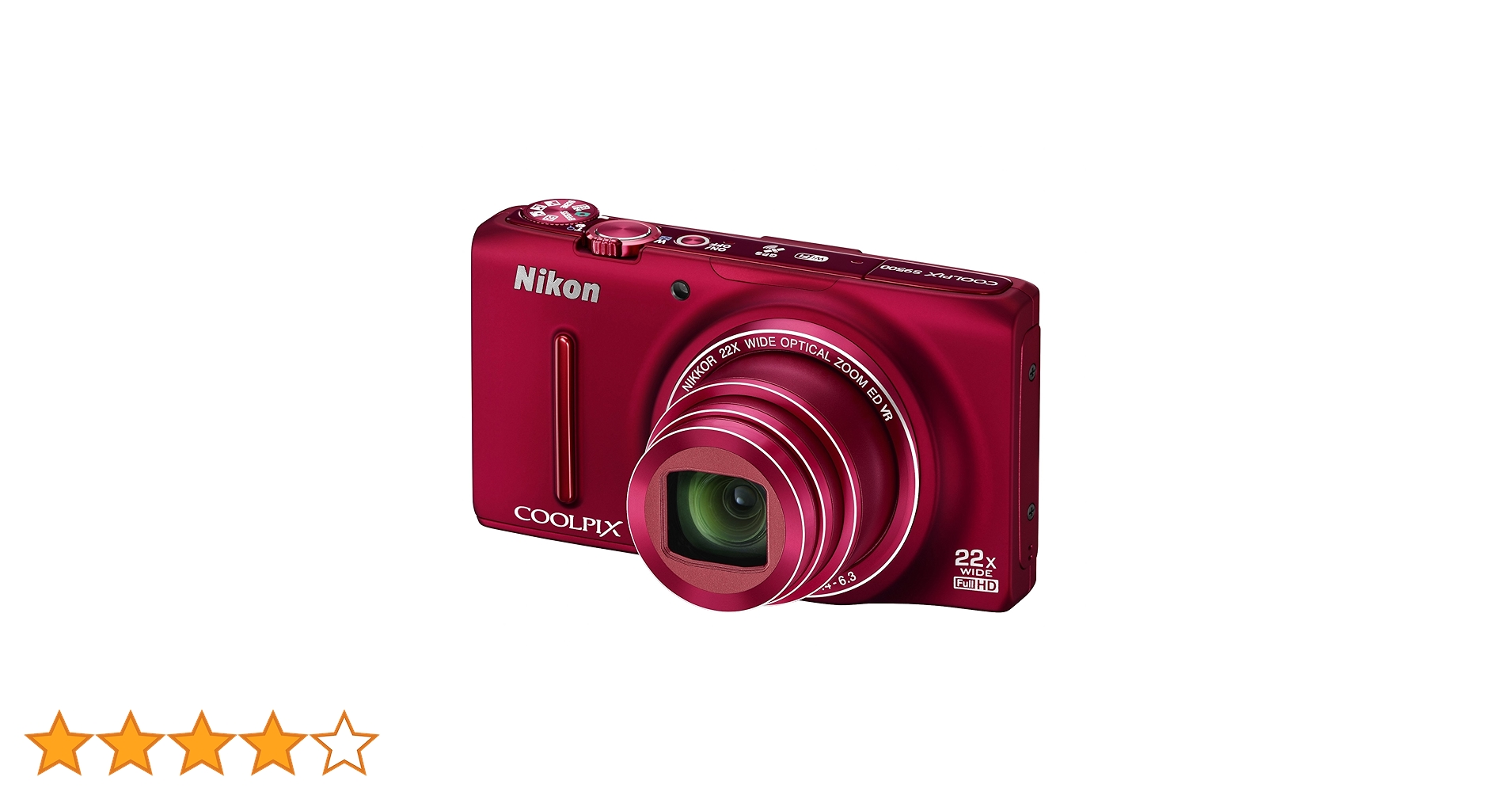 【gumi】Nikon COOLPIX S9500 赤 gumi】Nikon COOLPIX S9500 赤 Mint] Nikon CoolPix S9500 Red